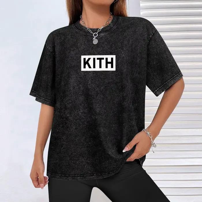T-shirt Kith Large White BOGO, taille grande, décontracté, à manches courtes