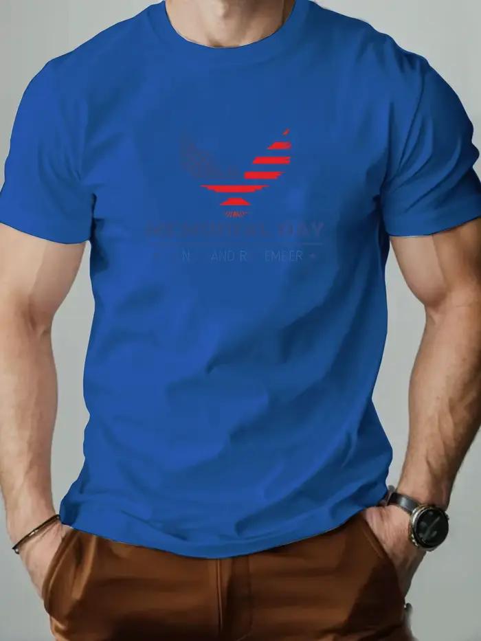 T-shirt masculin 100 % coton Memorial Day
