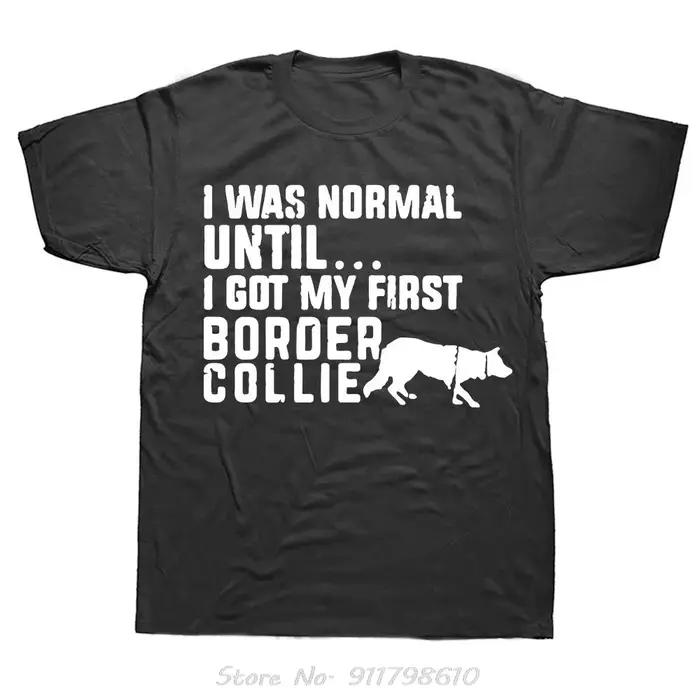 Juste lancer drôle Border Collie amoureux des chiens vêtements pour hommes été Fitness T-shirt Style surdimensionné