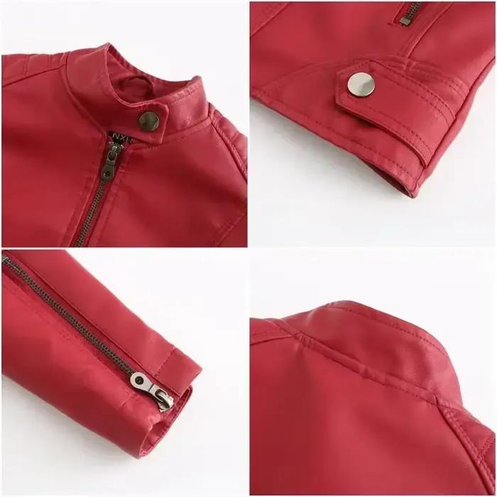 Veste en similicuir pour femme 2026 Automne Printemps