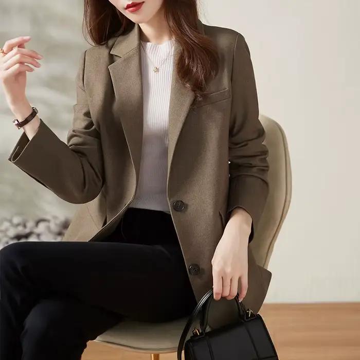 Veste pour femmes vêtements longs tenues d'automne