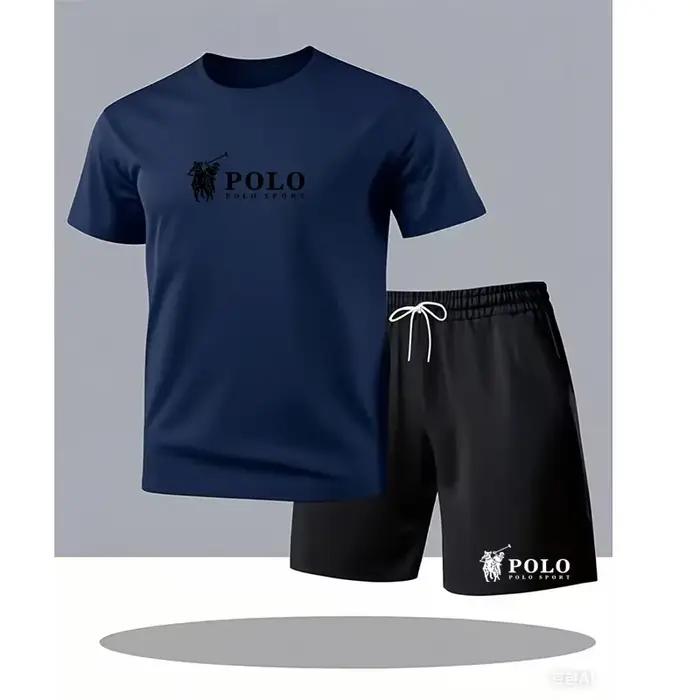 Ensemble de survêtement sportif pour homme 2026 – T-shirt à manches courtes et short – Tenue décontractée respirante 2 pièces style streetwear