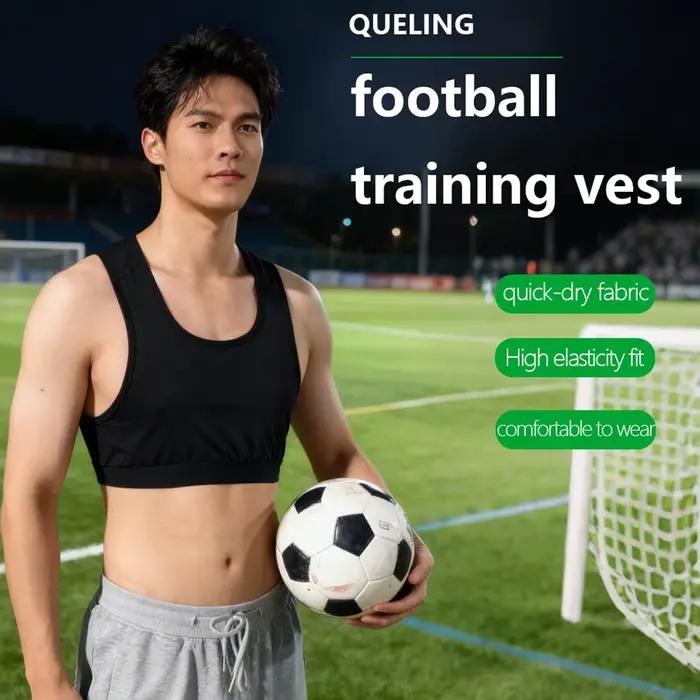 Gilet d'entraînement pour le football et le hockey respirant et à séchage rapide avec poche pour appareil de suivi de positionnement pour femmes occasions sportives