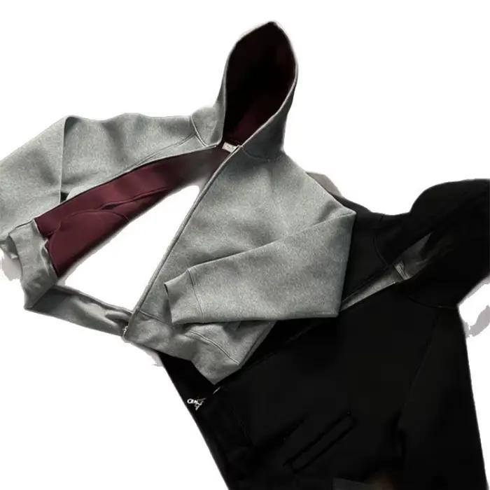 Sweat à capuche zippé unisexe pour homme