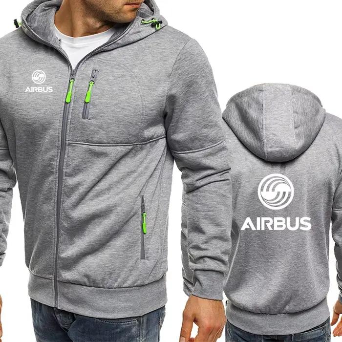 2024 AIRBUS AVIATION Airbusfan A320 vol hommes vestes à capuche manteaux fermeture éclair sweats mâle mode veste
