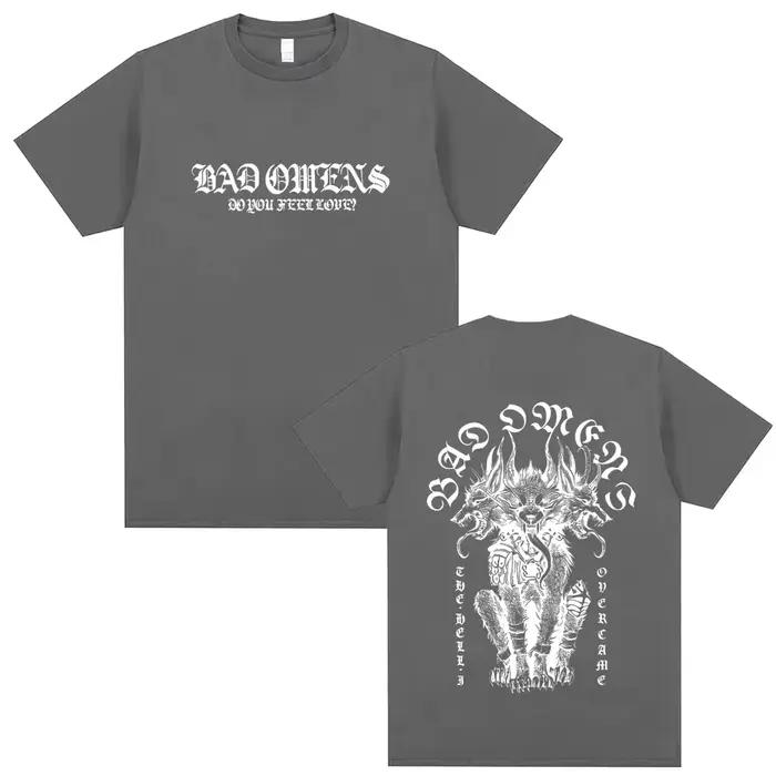 T-shirt Bad Omens Do You Feel Love Tour 2026 pour hommes et femmes