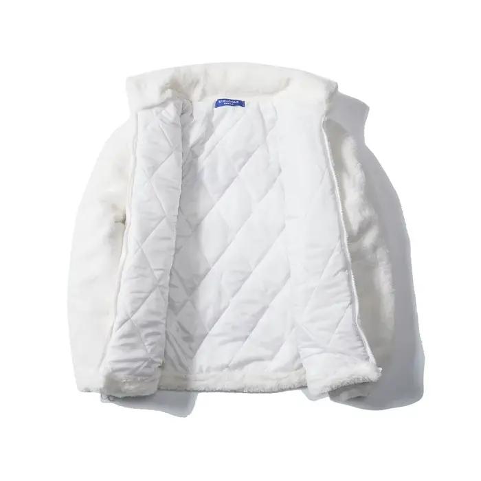 Manteau chaud brodé lettre Smile pour homme