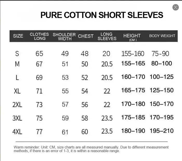 T-shirt pour homme en coton pur