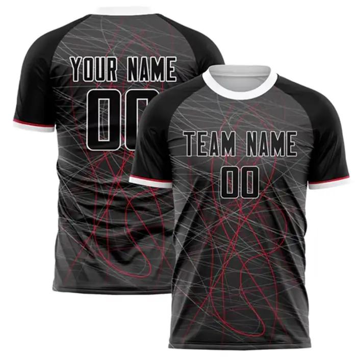Nom de l'équipe personnalisé numéro nom T-shirt de Football