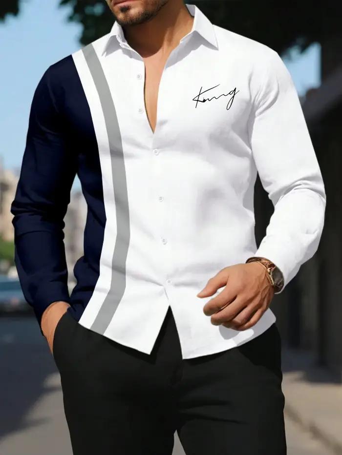 Chemise d'affaires classique pour hommes