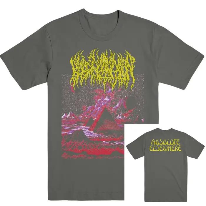 Absolute Elsewhere BLOOD INCANTATION Band T-Shirt en coton avec motif graphique pour hommes et femmes