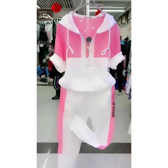 Ensemble deux pièces à capuche et pantalon en Y pour femmes