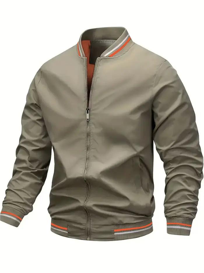 Veste coupe-vent décontractée pour hommes