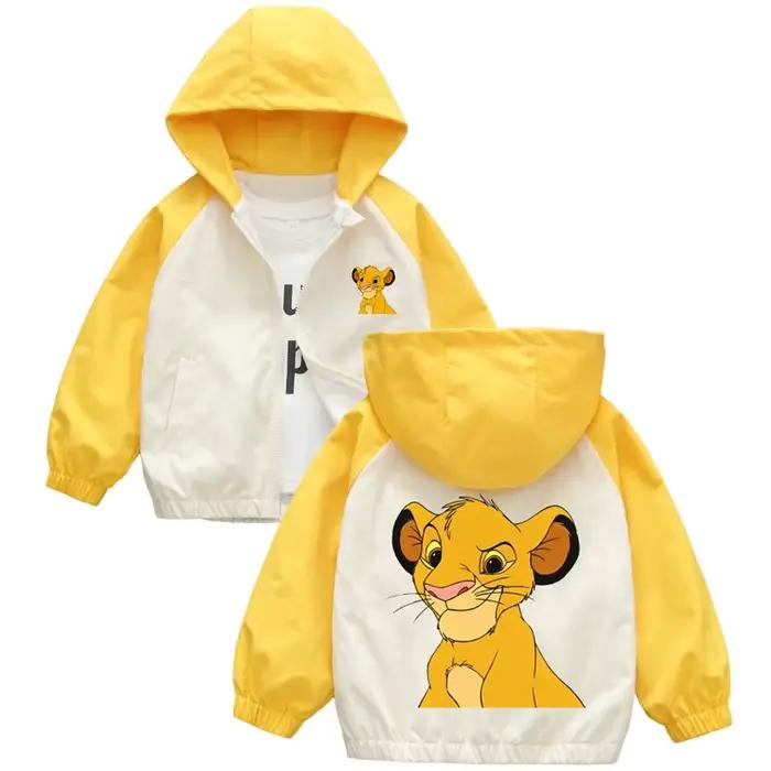 Veste coupe-vent à capuche pour enfants et adolescents