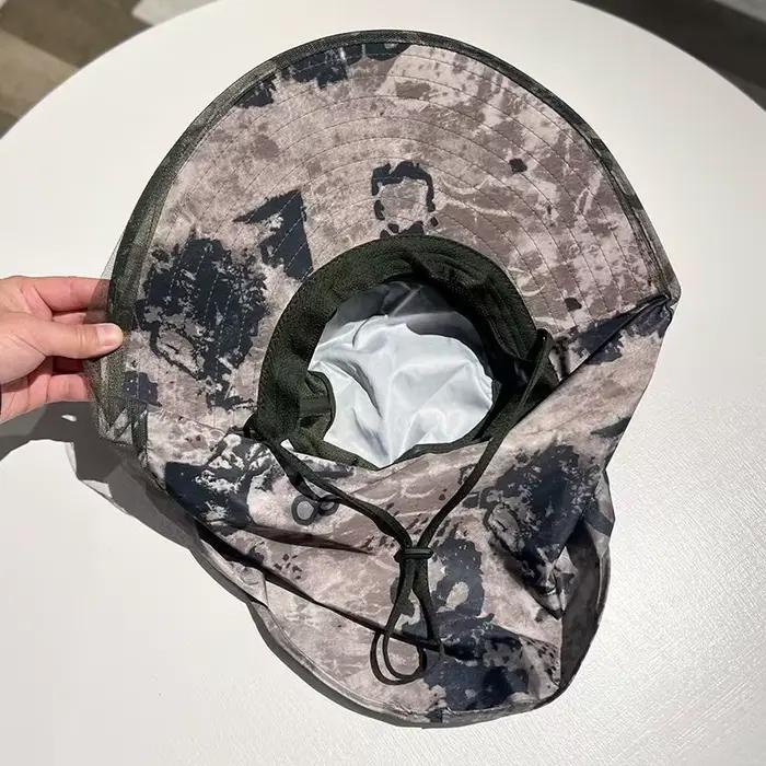 Chapeau anti-moustiques avec filet invisible