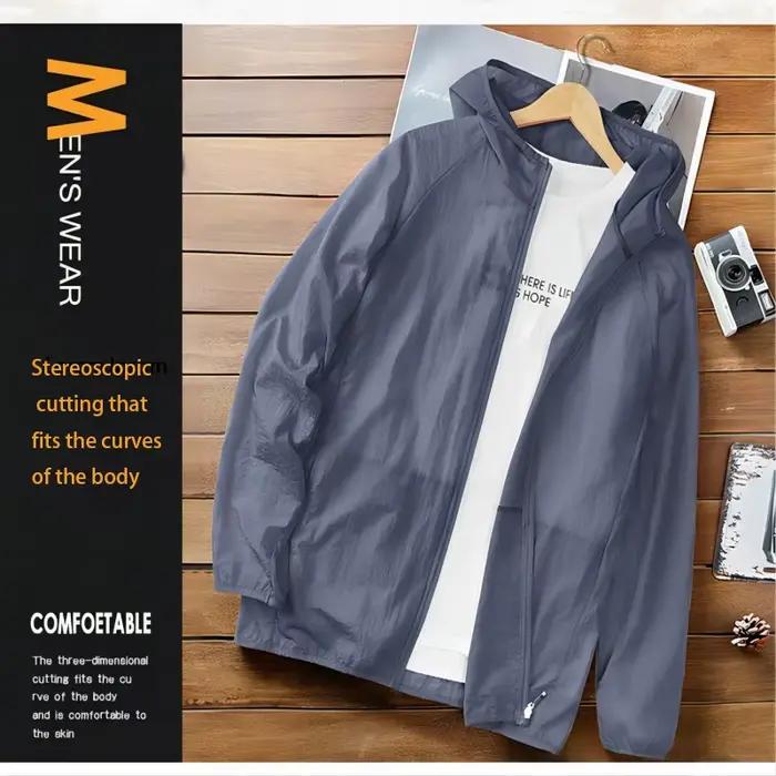 Veste d'été à capuche pour hommes et femmes