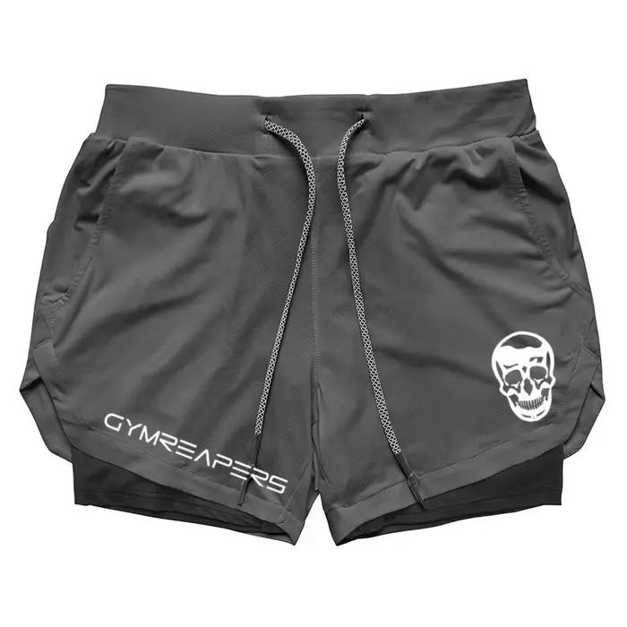 GYMREAPERS Camo Shorts de course hommes