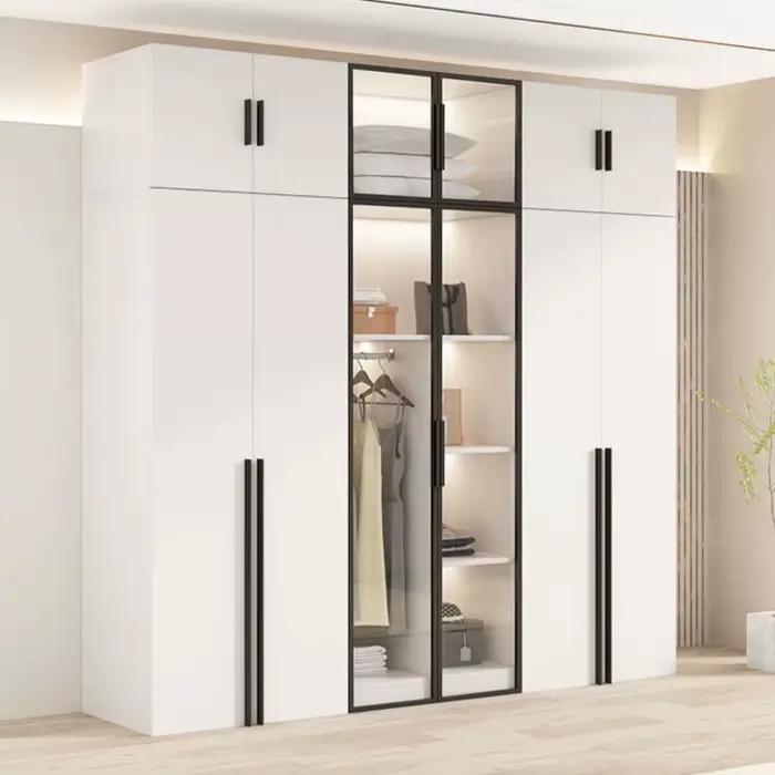 Femmes étagère armoire concepteur de luxe King Size en bois moderne armoire vêtements chambres Chlafzimmer Schrank hôtel meubles