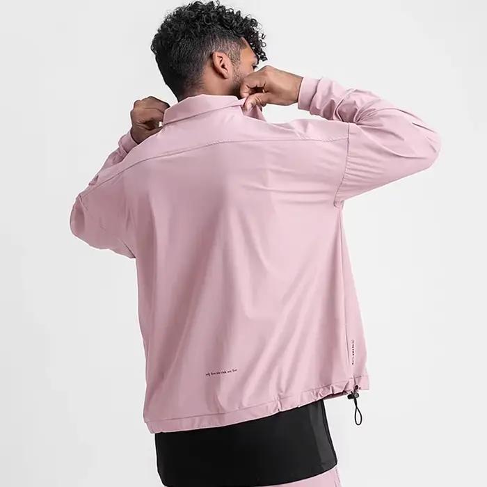 Sweat à capuche zippé homme ASRV veste de sport fitness décontracté streetwear vêtement d'extérieur pour l'automne et le printemps