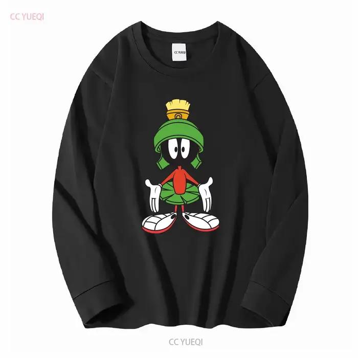 Marvin le Martien t-shirt vintage lavé confortable décontracté étiré élégant graphique unisexe streetwear vêtements de créateurs