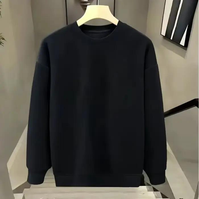 Sweat-shirt personnalisé à col rond pour hommes