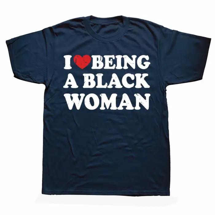 T-shirt homme et femme noir 100% coton, humoristique et décontracté, à la mode