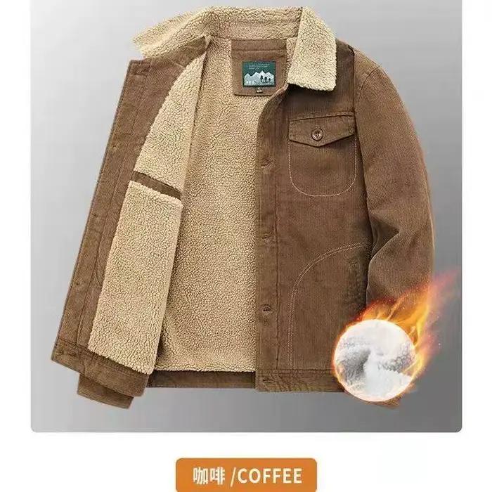 Veste en Velours Côtelé pour Homme