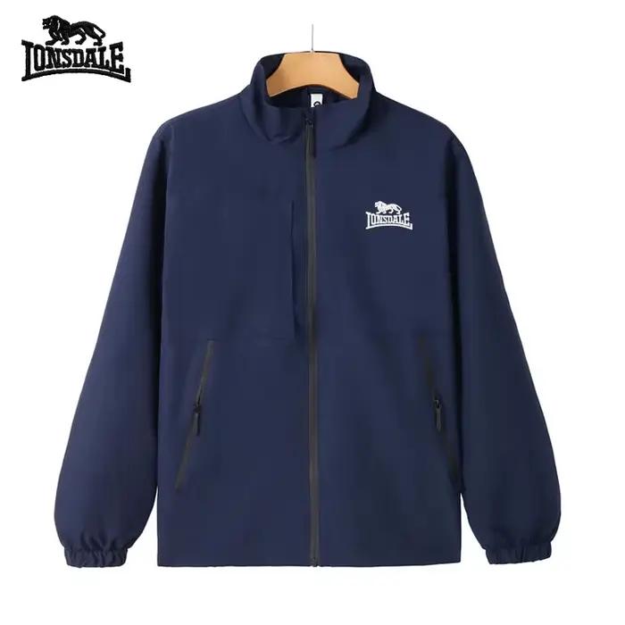Veste homme EUR brodée lion tendance et personnalisée pour hommes, polyvalente pour l'athlétisme et les voyages, coupe vent, printemps et automne