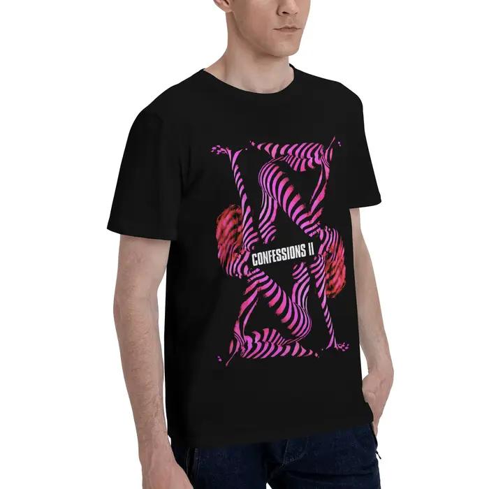 T-shirt imprimé Madonna Confessions II 2026 pour hommes et femmes, T-shirts en pur coton, vêtements à manches courtes