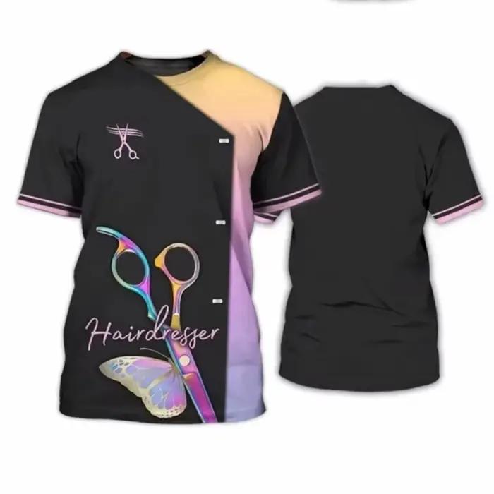 T-shirt à manches courtes et col rond pour femmes