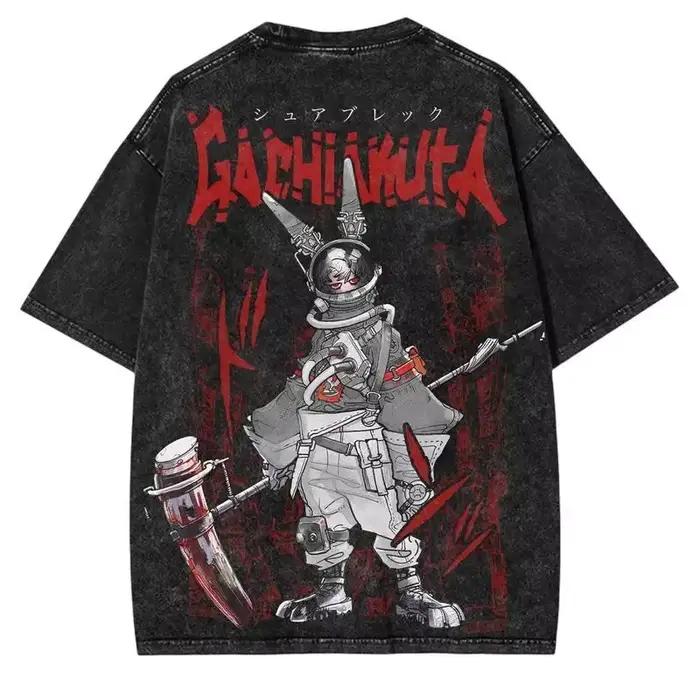 Koumura Sakonji graphique T-shirt Gachiakuta Anime Harajuku lavé