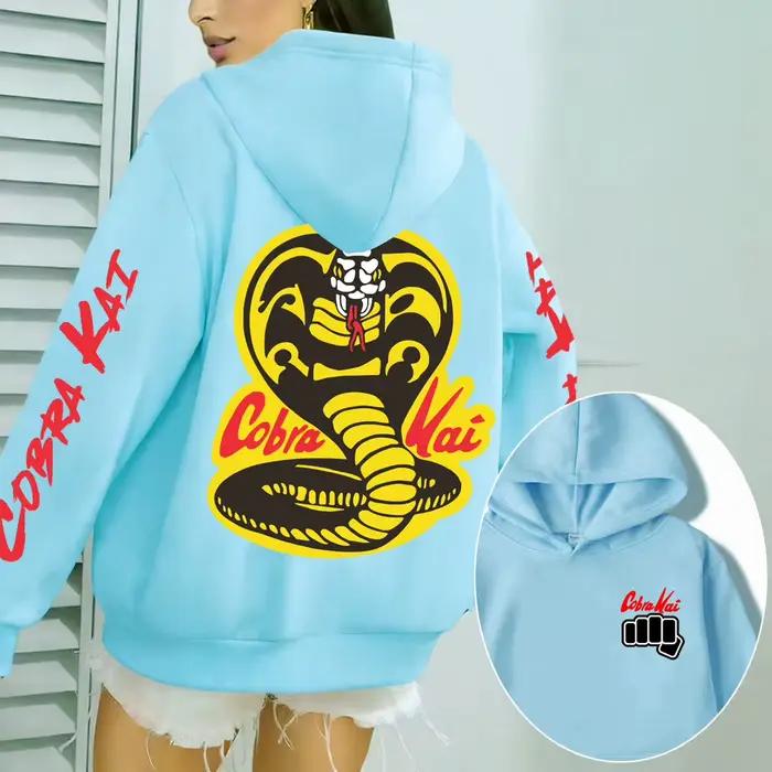 Sweat-shirt à capuche Cobra Kai pour homme, pull décontracté pour femme, dessin animé, anime, nouvelle collection automne-hiver 2026, sweat-shirt oversize pour couple