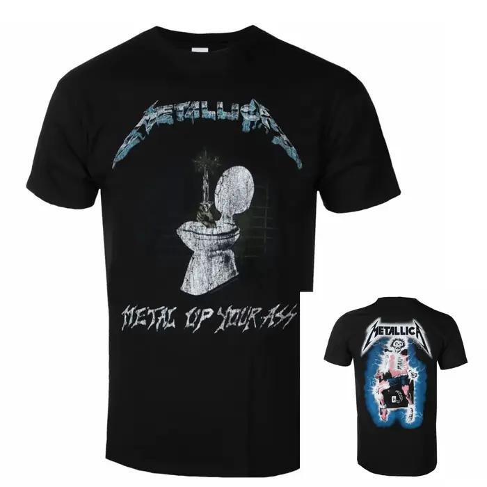 T-shirt décontracté d'été Metallica Metal Up Your Heavy