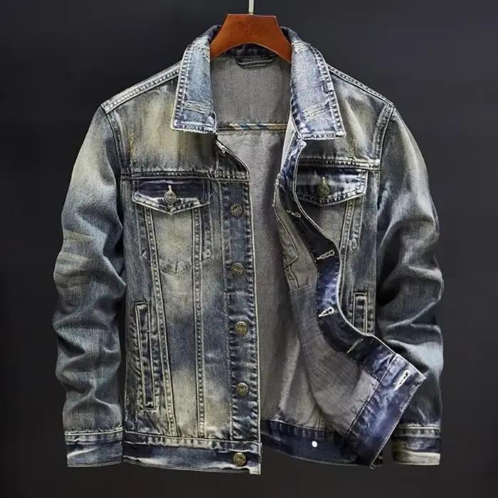 Vestes en denim vintage pour hommes