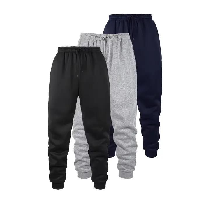 Pantalons de jogging WHWR en polyester pour hommes, pantalons de survêtement, longueur cheville, ajustement doux, confort optimal pour la course et la randonnée, convient aux quatre saisons, facile à assortir