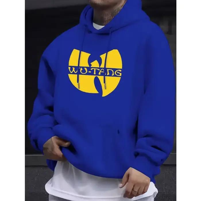 Sweat à capuche Hip Hop vintage inspiré des Wu-Tang Clan en polyester pour homme et femme, décontracté, automne-hiver, plusieurs couleurs et tailles disponibles