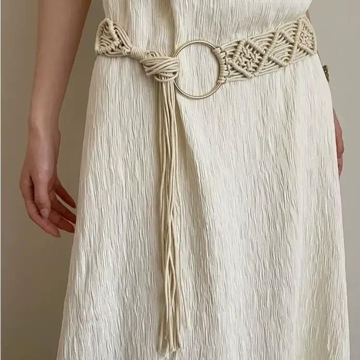 Ceinture de taille bohème ajustable de style ethnique