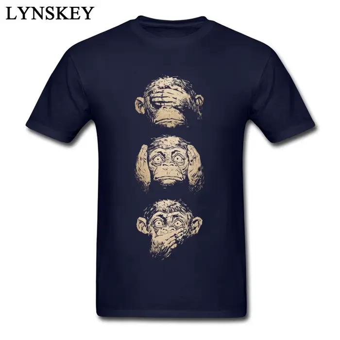 Wise Monkeys-T-shirt funky pour hommes