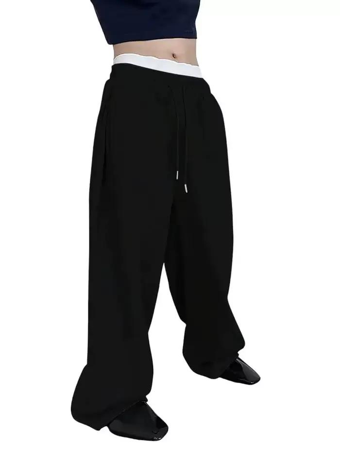Nouveau Style Y2K Baggy Joggers pour hommes Hip Hop Cargo pantalon surdimensionné rue mode