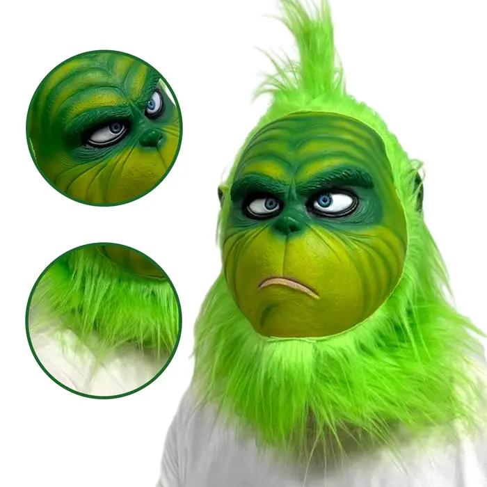 Masque Grinch en Latex