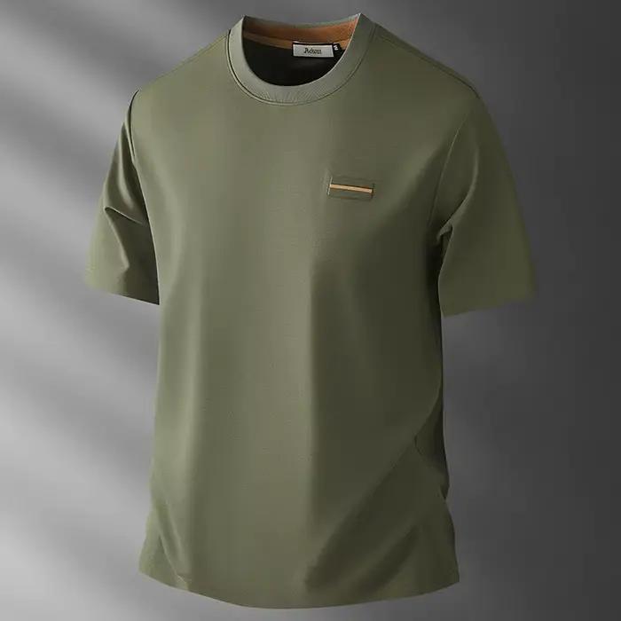 T-shirts pour hommes Minglu Modal en coton d'été