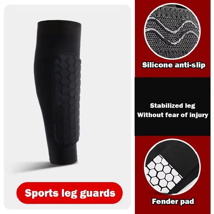 Manchons de chaussettes de protège-tibia de Football avec mousse