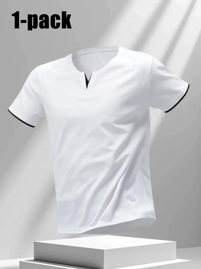 T-shirt pour homme à col en V