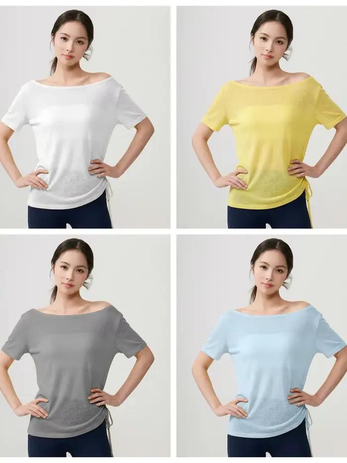 T-shirts pour femmes, col bateau
