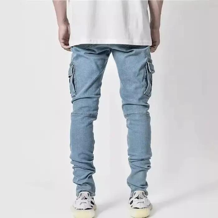 Jeans en denim élastique pour hommes
