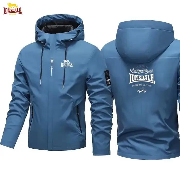 Veste décontractée pour homme printemps/automne 2026 coupe ample fermeture éclair manches longues avec poches style R