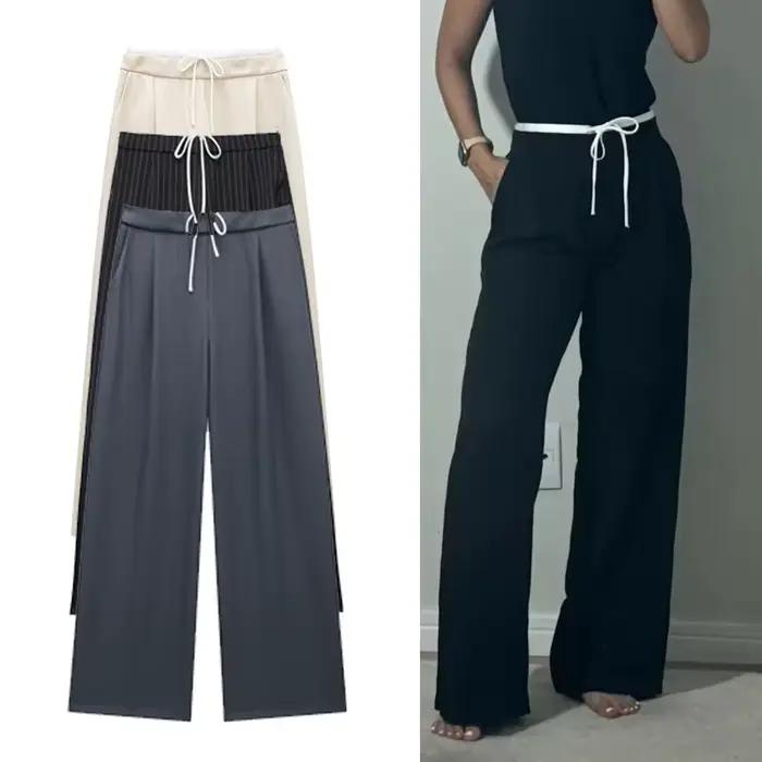 HXAO 2024 pantalons pour femmes Baggy
