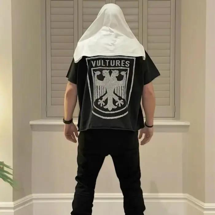 SAINT OF MICHAEL mode Streetwear Kanye West DONDA YE imprimé t-shirt Vintage vêtements décontracté ample surdimensionné