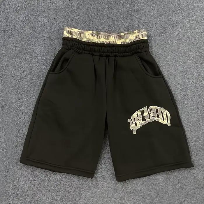 Shorts de survêtement pour homme à imprimé camouflage léopard