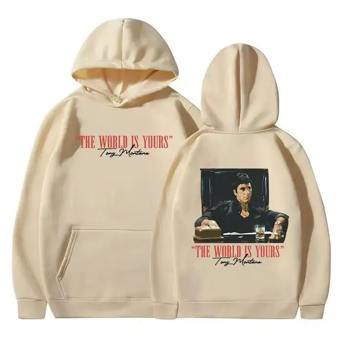 Sweats à capuche classiques pour hommes et femmes du film Scarface